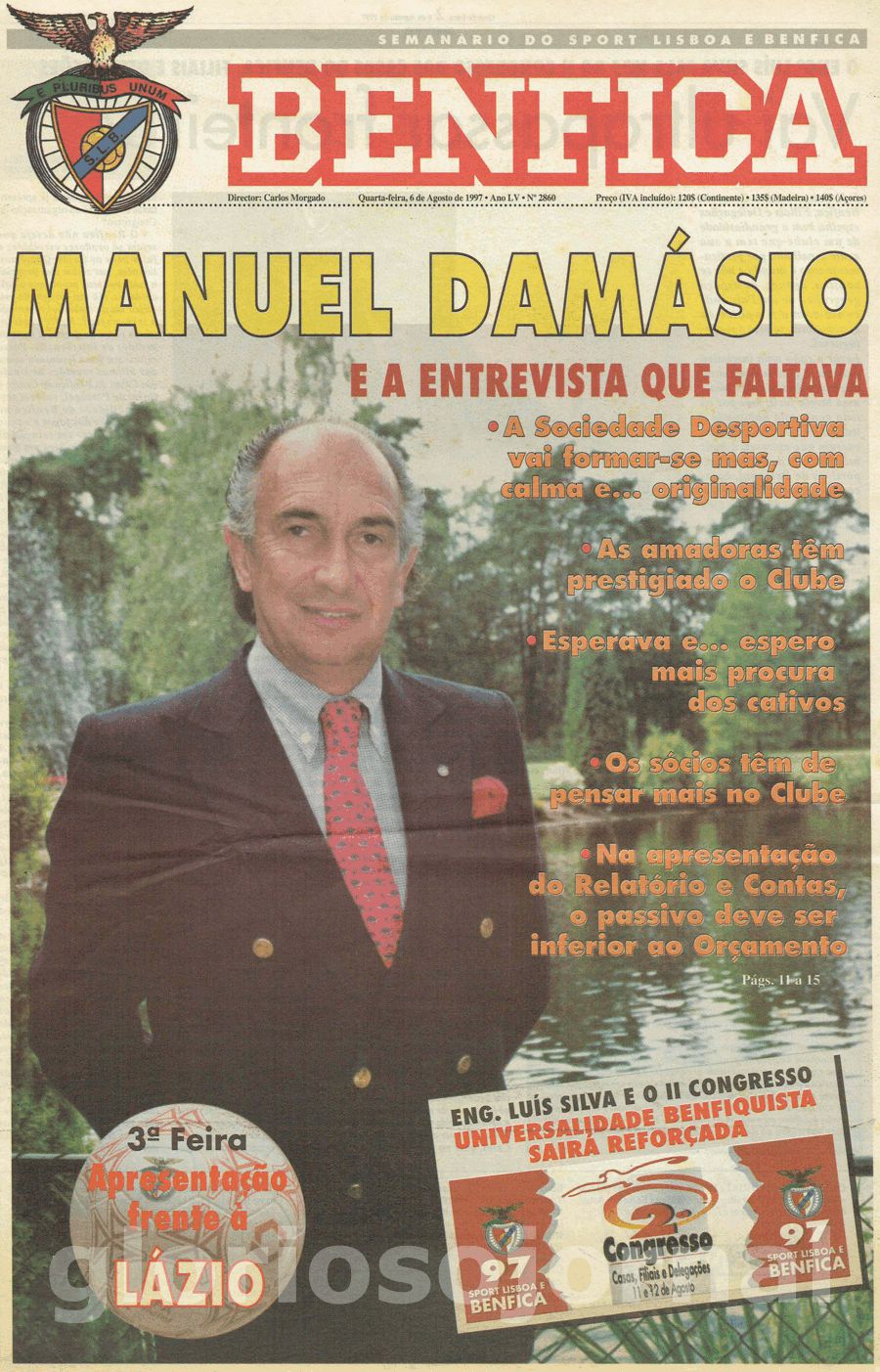 jornal o benfica 2860 1997-08-06